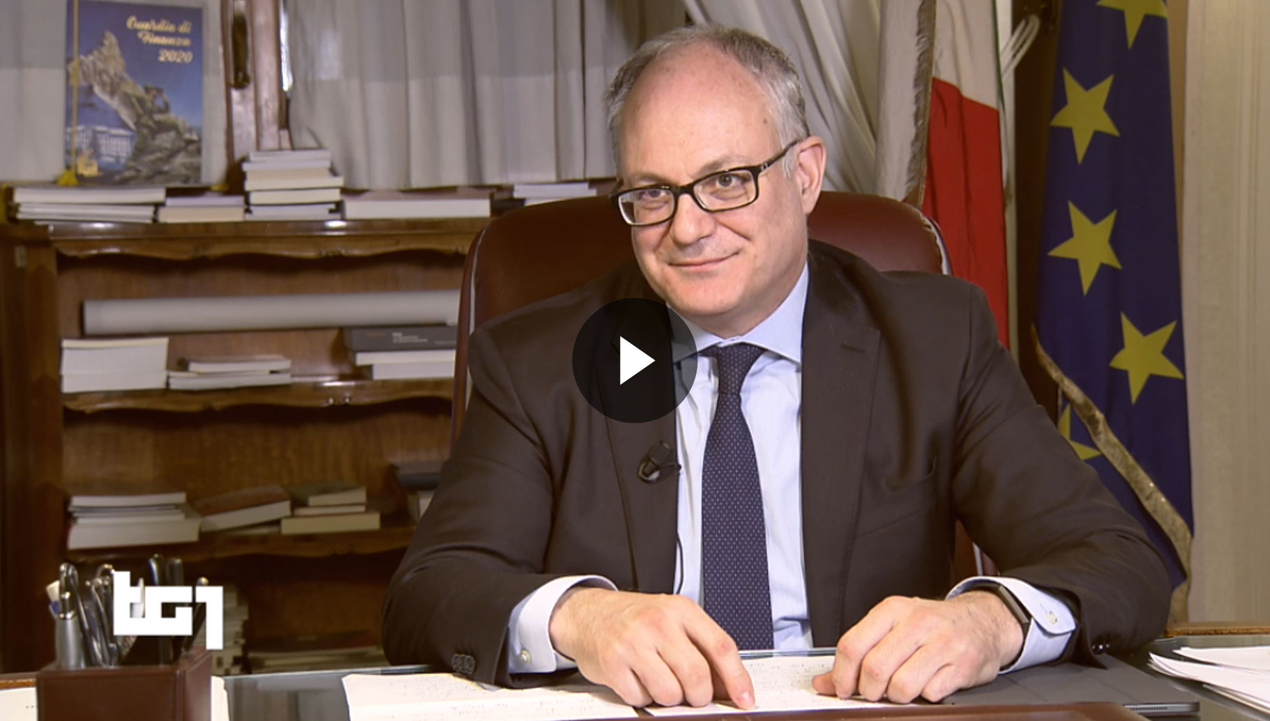 Intervista del ministro Roberto Gualtieri al TG1