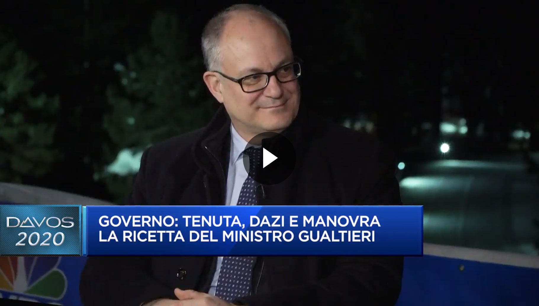 Intervista del ministro Roberto Gualtieri a Class CNBC