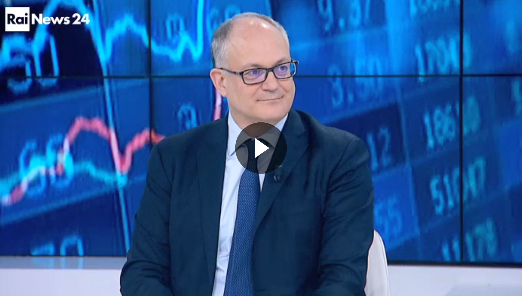 Video dell'intervista del ministro Roberto Gualtieri a RaiNews24