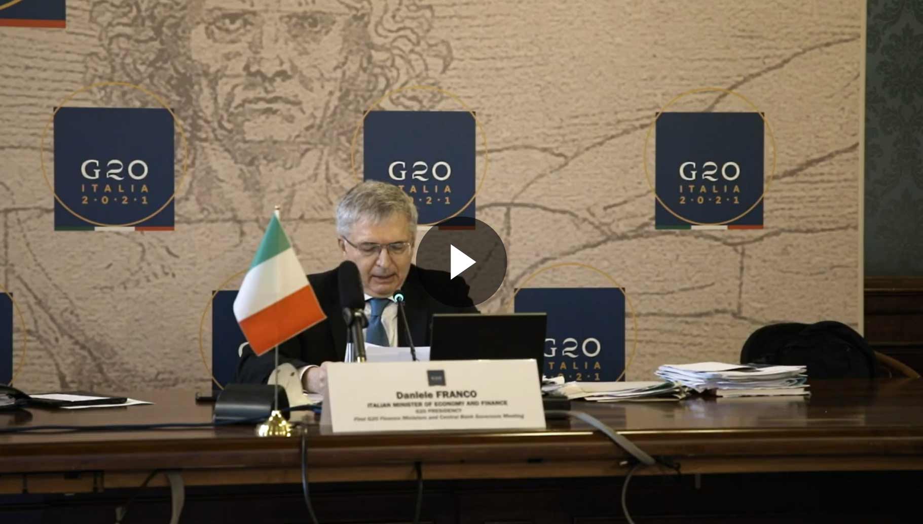 Video: G20 Statement del Ministro Franco