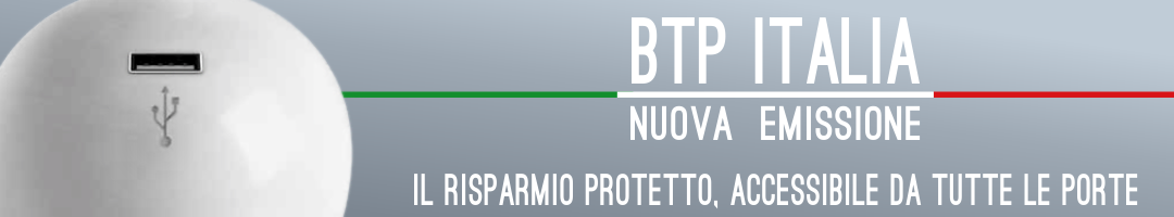 Banner BTP Italia, Nuova emissione, 8 anni