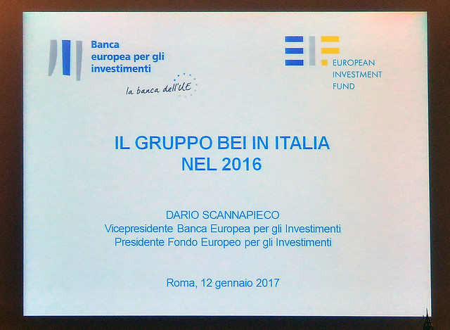 Conferenza stampa sulle attività della BEI in Italia nel 2016 - Sfoglia l'album su Flickr