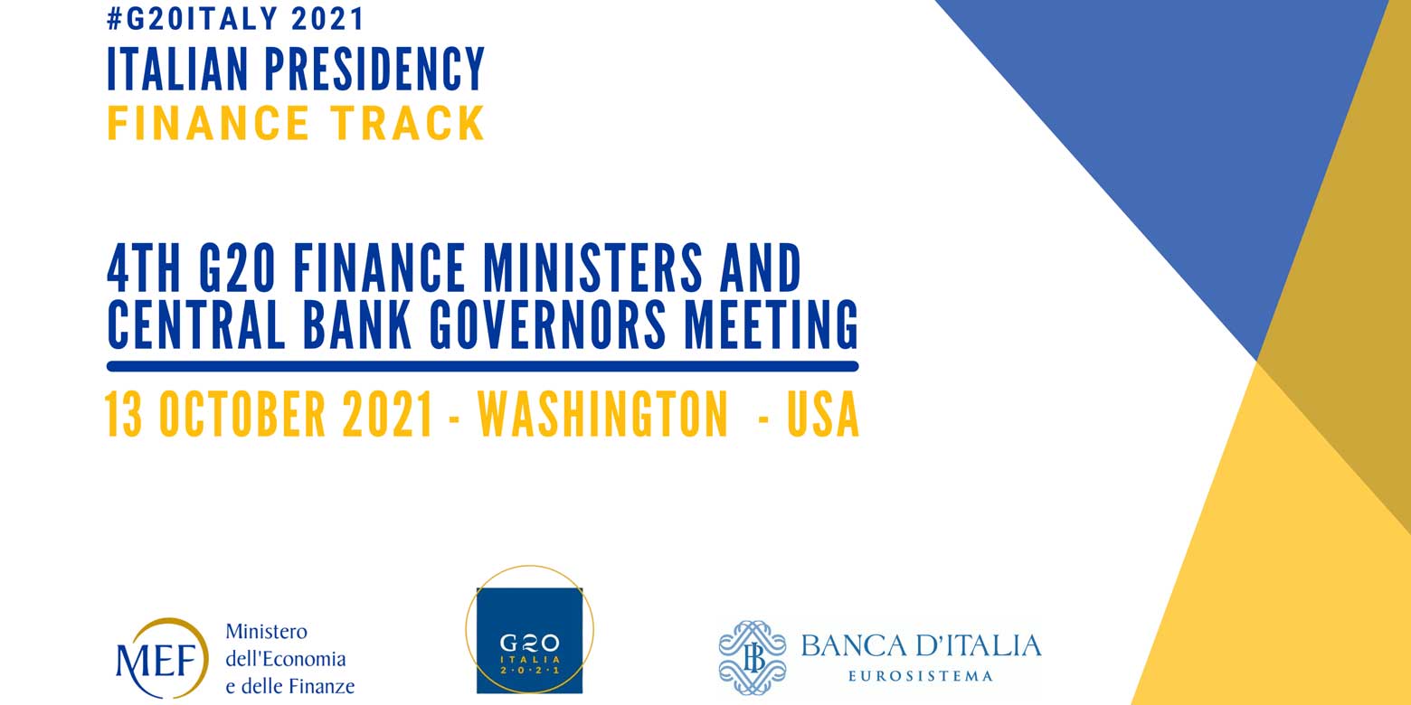 4th G20 Finance Ministers and Central Bank Governors Washington Meeting on 13 October 2021