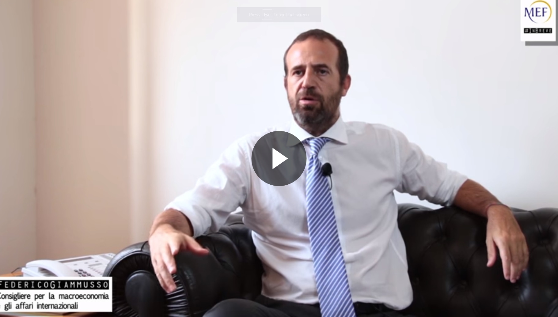 Il consigliere Giammusso spiega la proposta del fondo europeo per i disoccupati - Vai al video
