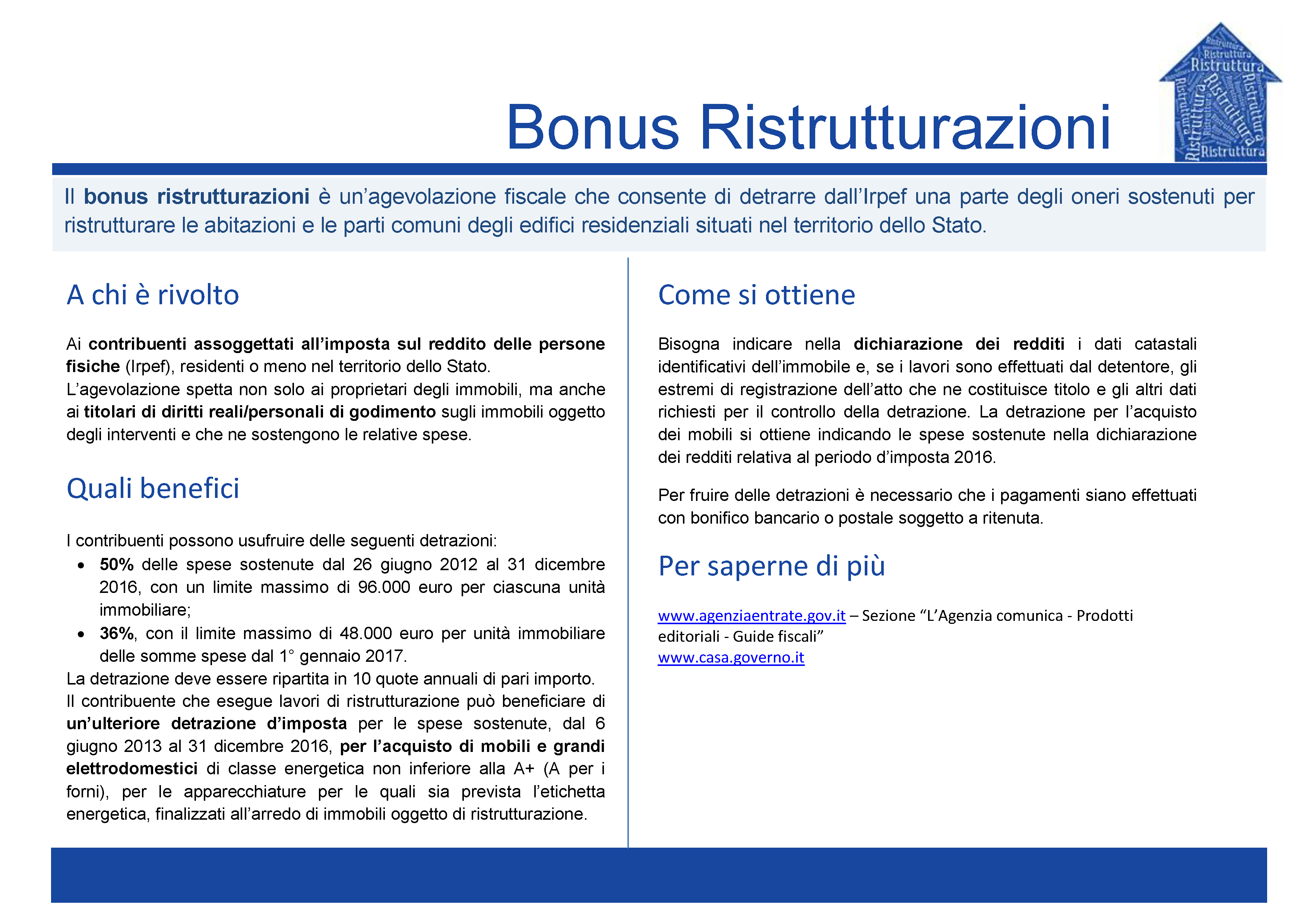 Immagine della scheda: Bonus Ristrutturazioni