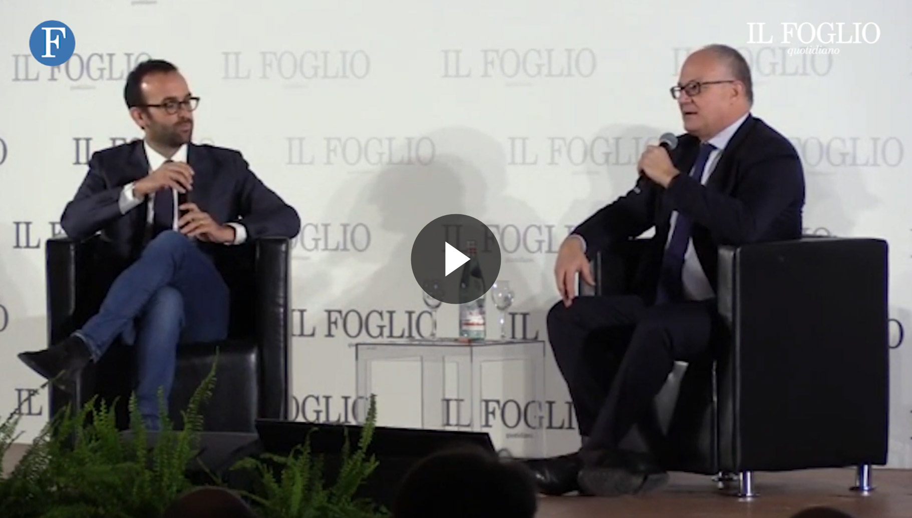 Video dell'intervento del ministro Roberto Gualtieri alla festa de “Il Foglio”