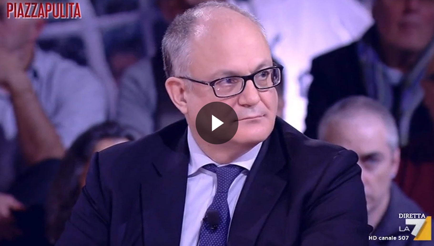 Video dell'intervista del ministro Roberto Gualtieri a “Piazza Pulita” (La7)